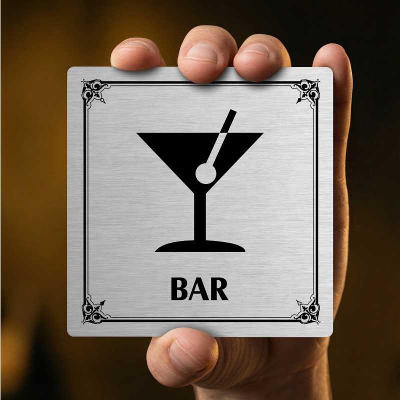 Bar, 80x80mm, bílá, Texas